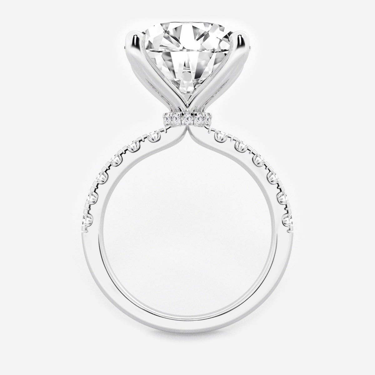 Everly - Hidden Halo Elegance Engagement Ring