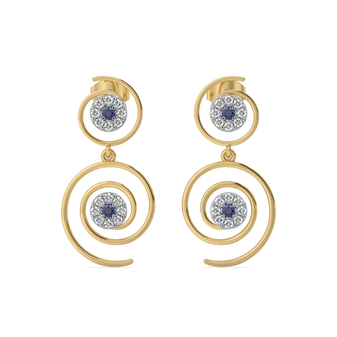 Evil Eye Elixir - Lab Diamond Drop Earrings