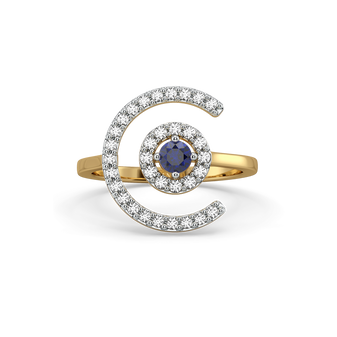 Evil Eye - Lab Diamond Ring