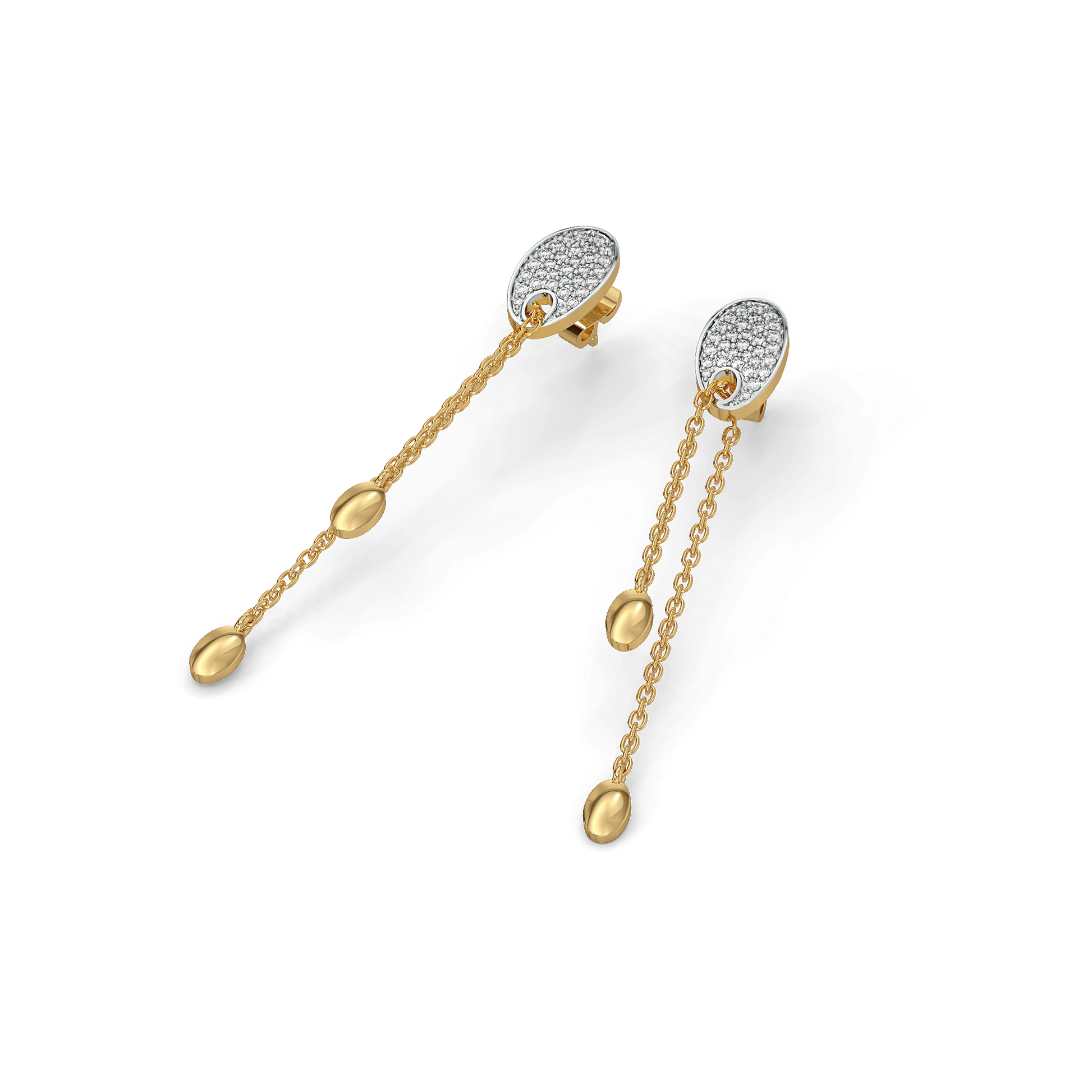 FlexiLink - Lab Diamond Drop Earrings