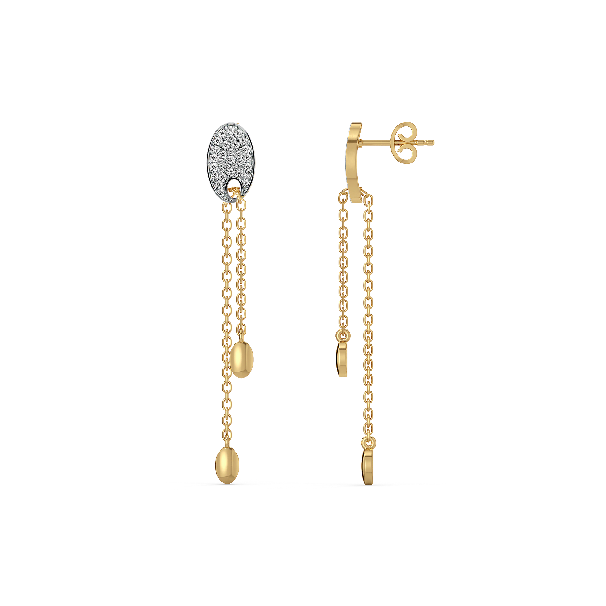 FlexiLink - Lab Diamond Drop Earrings