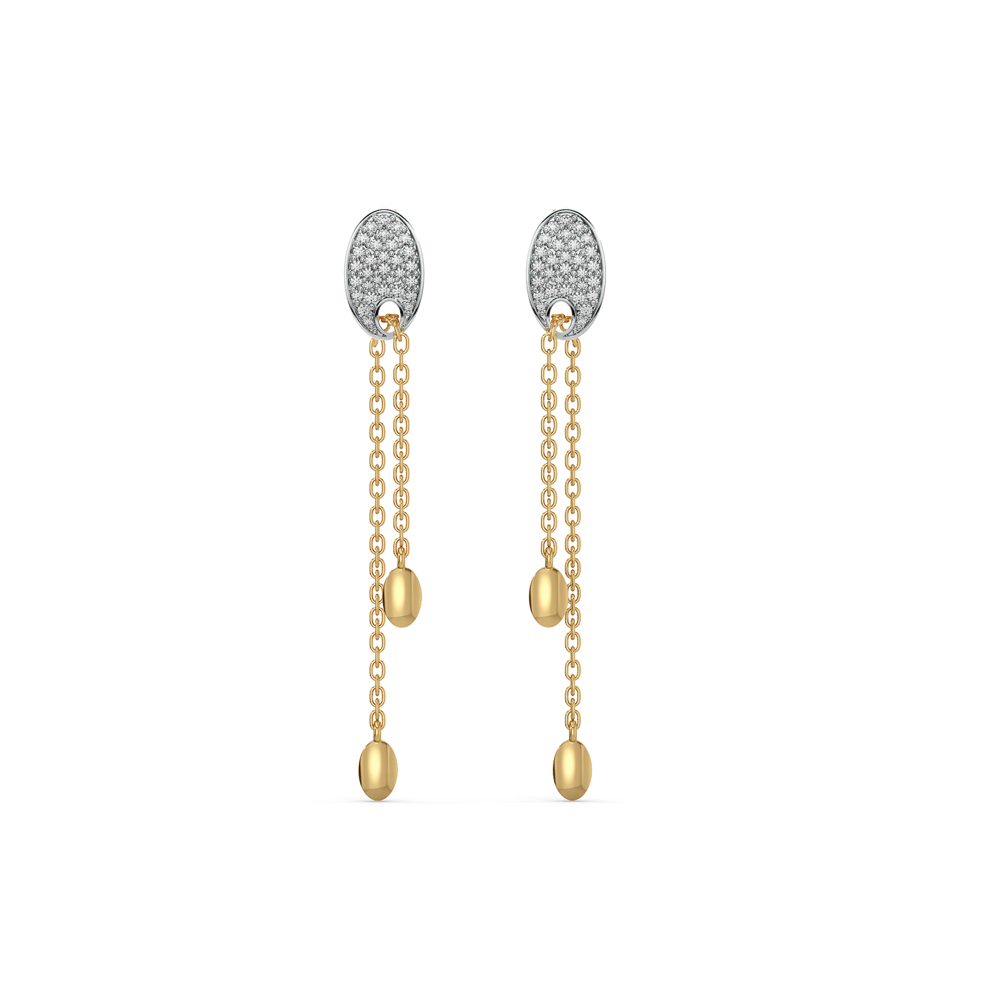 FlexiLink - Lab Diamond Drop Earrings