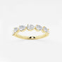 Kylie - Floating Anniversary Design Wedding Ring