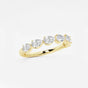 Kylie - Floating Anniversary Design Wedding Ring