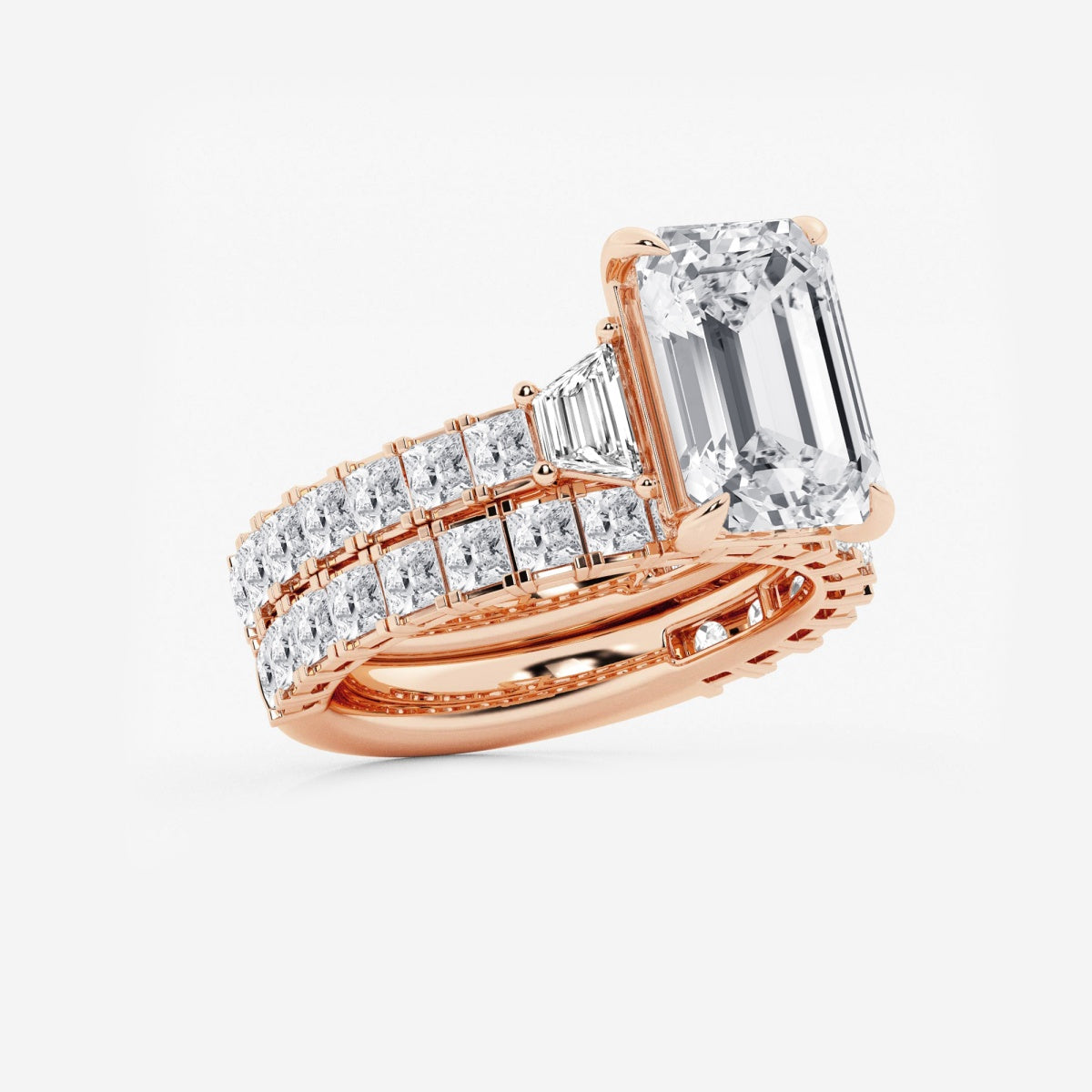 Genevieve - Intricate Bridal Set Engagement Ring