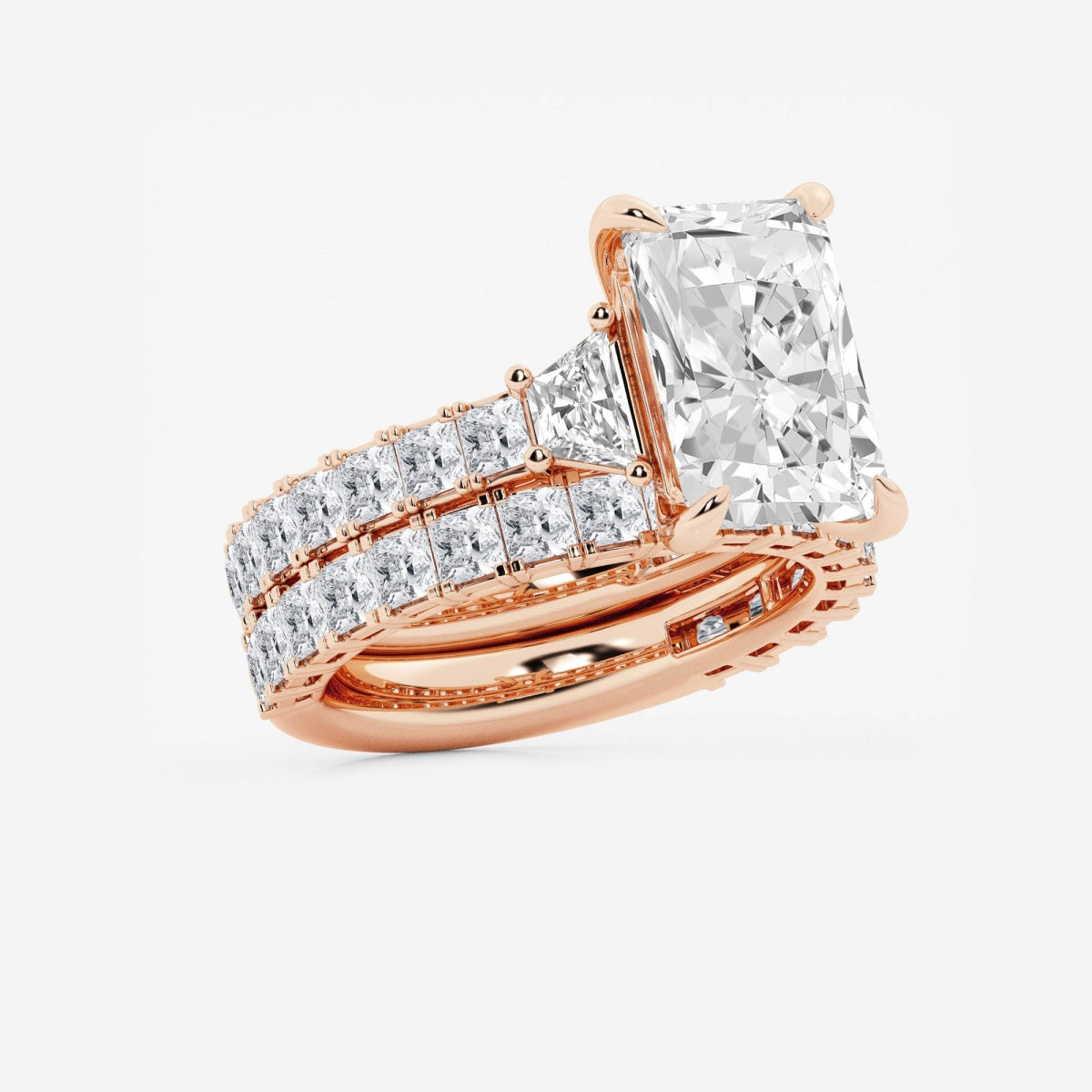 Genevieve - Intricate Bridal Set Engagement Ring