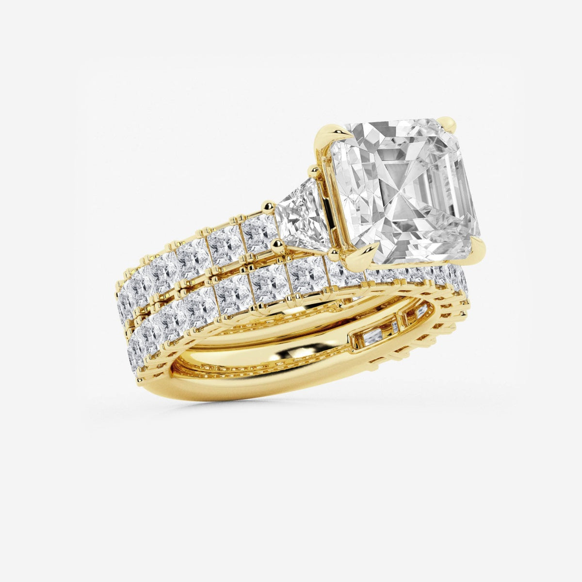 Genevieve - Intricate Bridal Set Engagement Ring