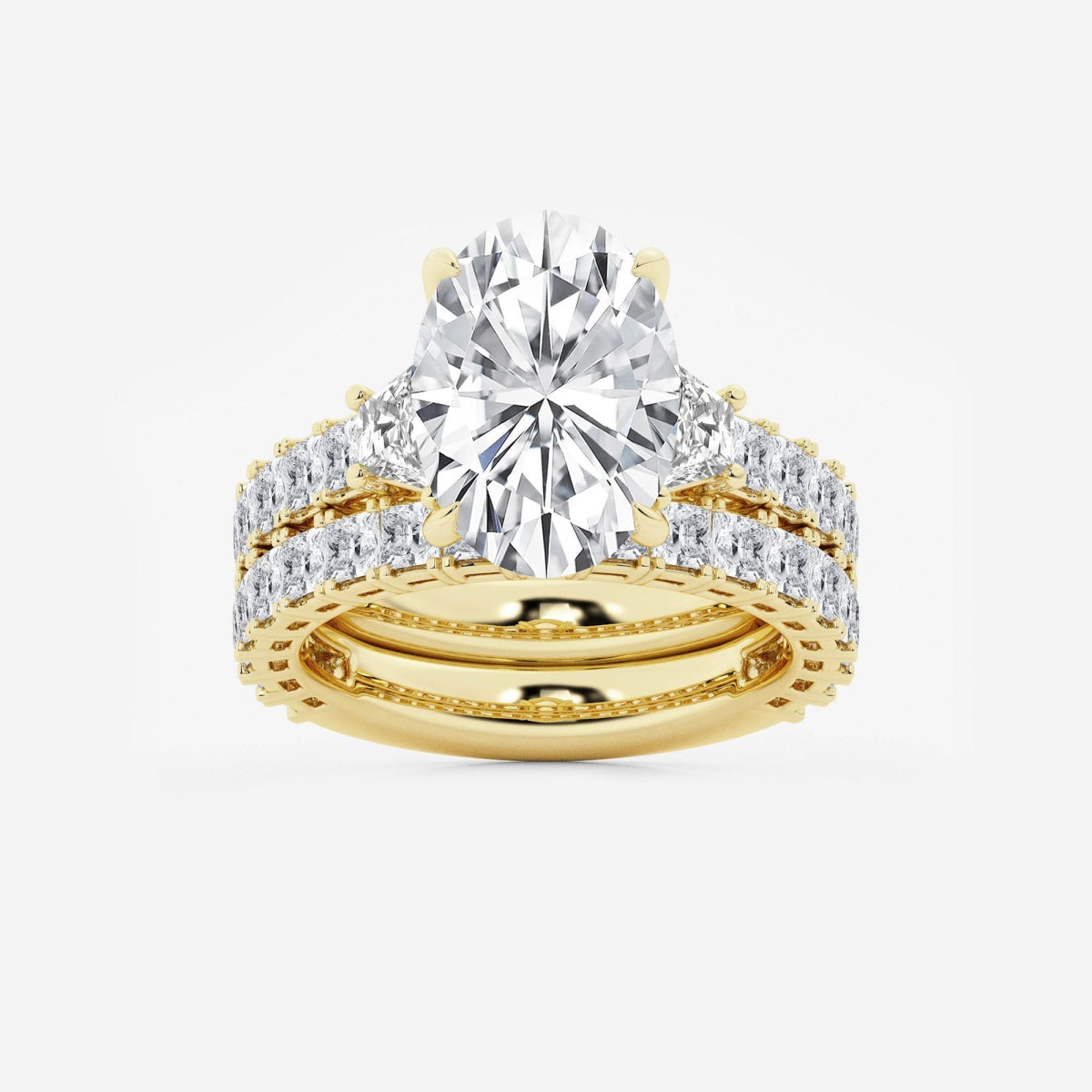 Genevieve - Intricate Bridal Set Engagement Ring