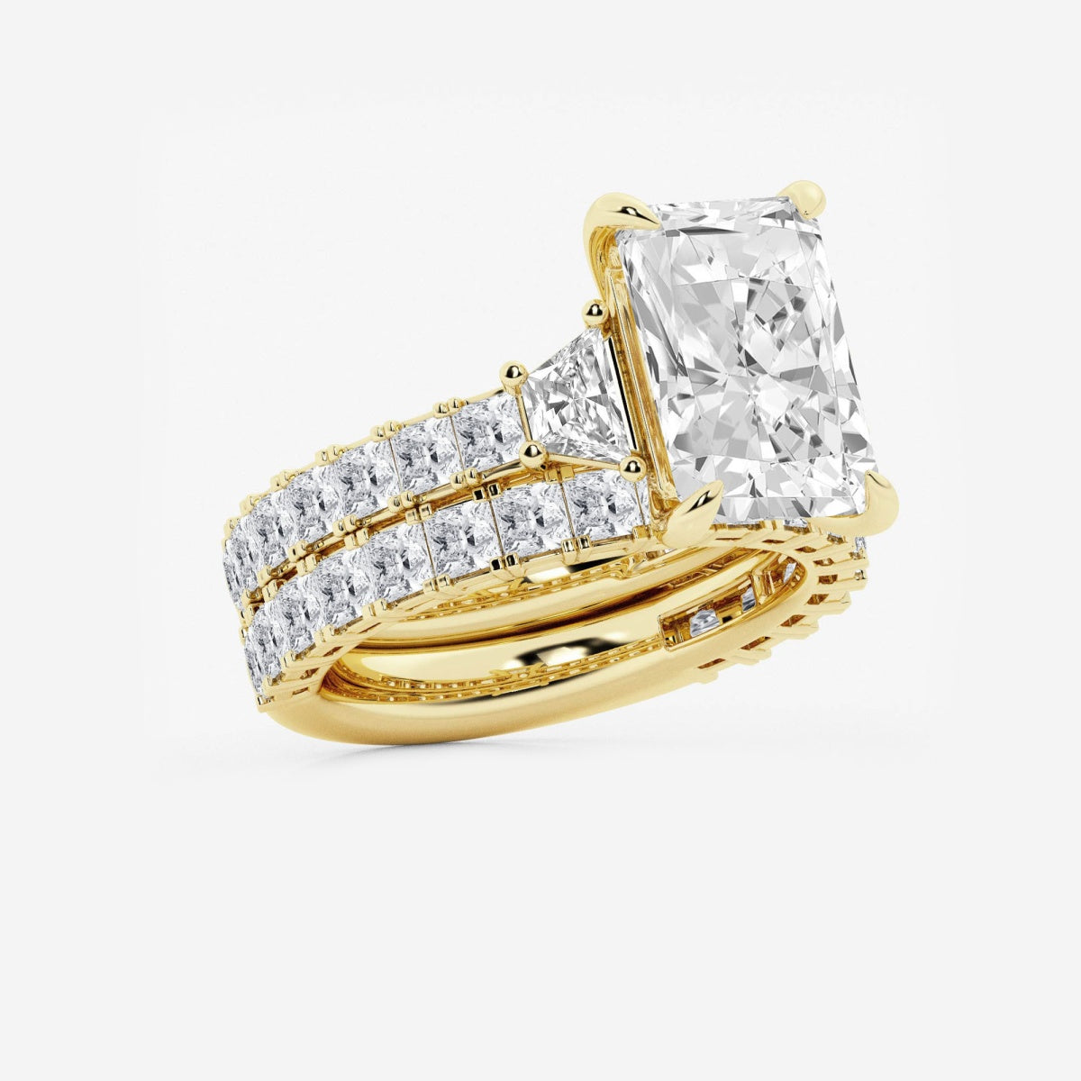 Genevieve - Intricate Bridal Set Engagement Ring