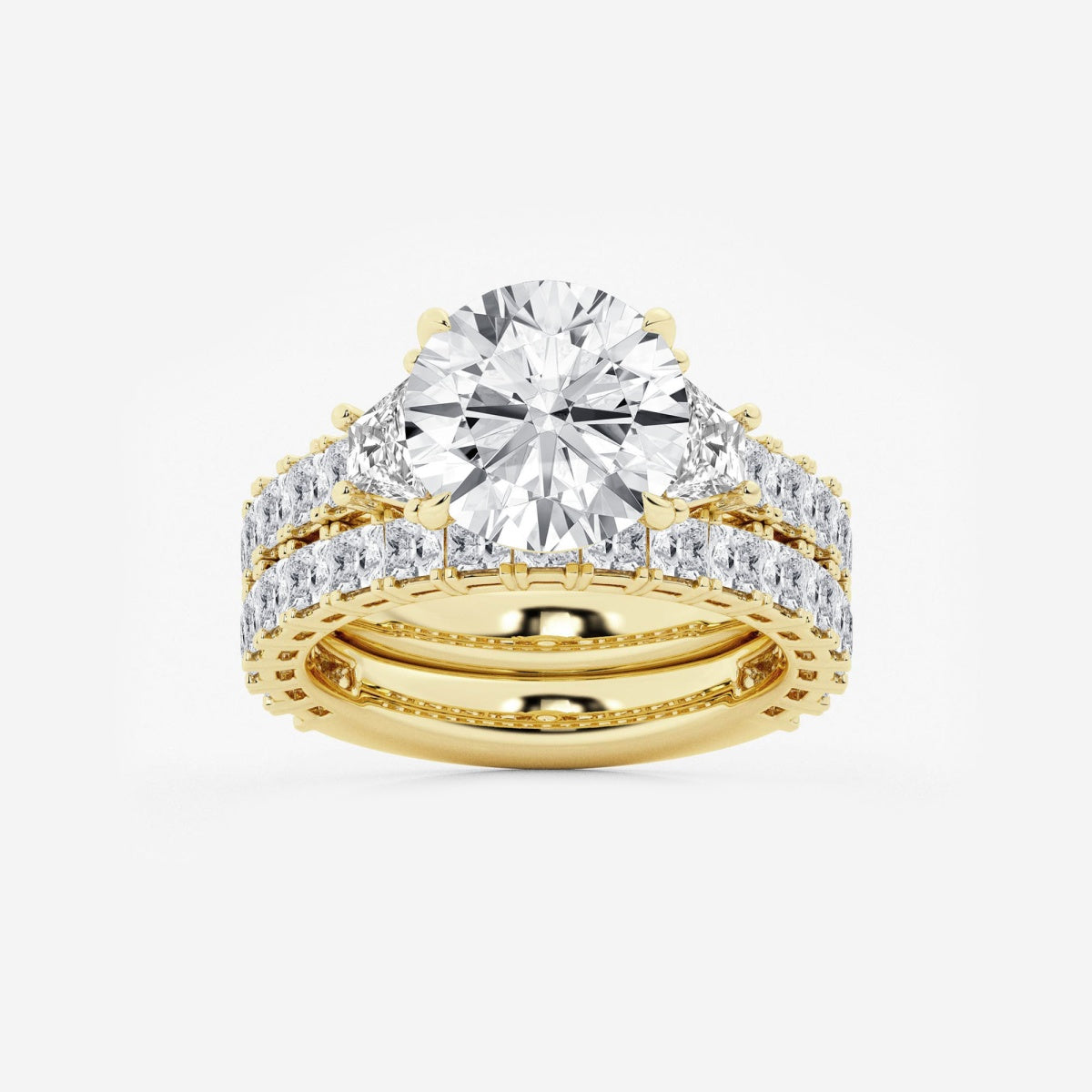 Genevieve - Intricate Bridal Set Engagement Ring