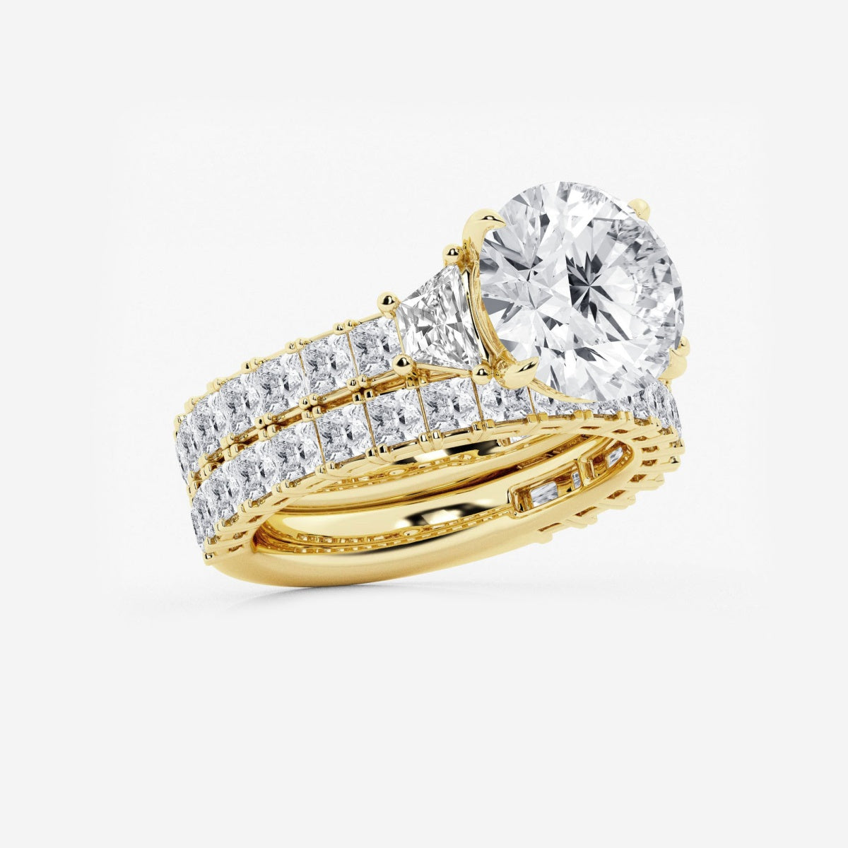Genevieve - Intricate Bridal Set Engagement Ring