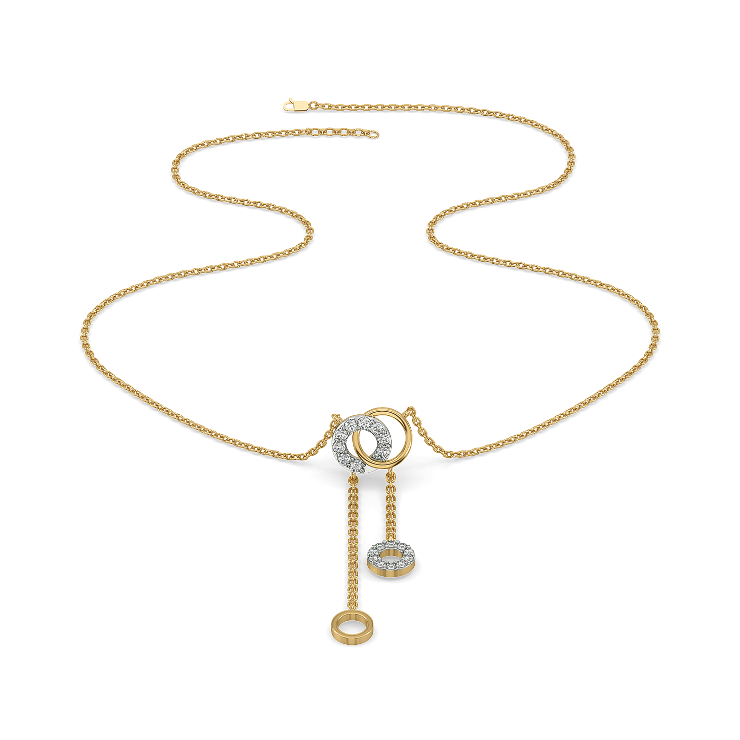 Circle of Dazzle - Lab Diamond Necklace