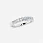 Harper - Radiant Emerald Band Wedding Ring