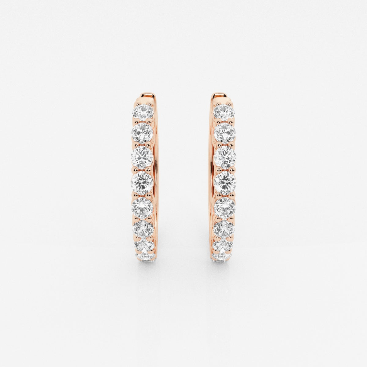 Hazel - Classic Shared Prong Design Earrings