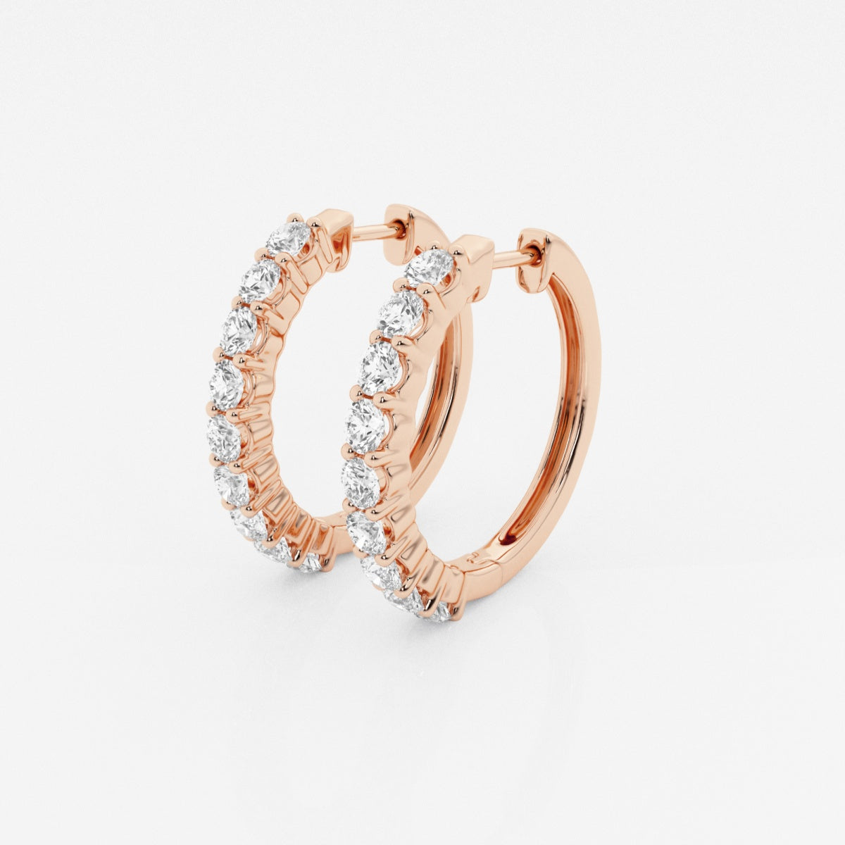 Hazel - Classic Shared Prong Design Earrings