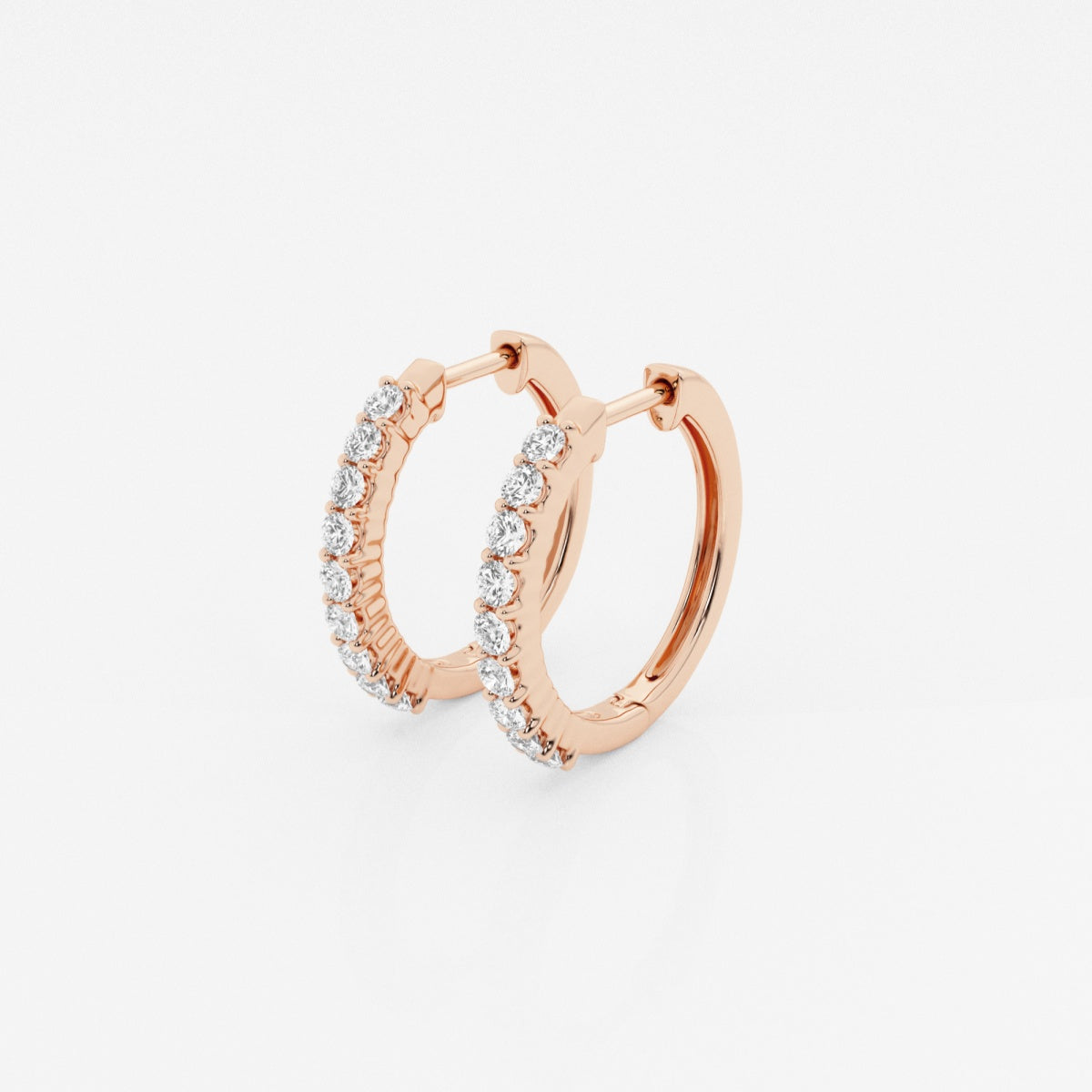 Hazel - Classic Shared Prong Design Earrings
