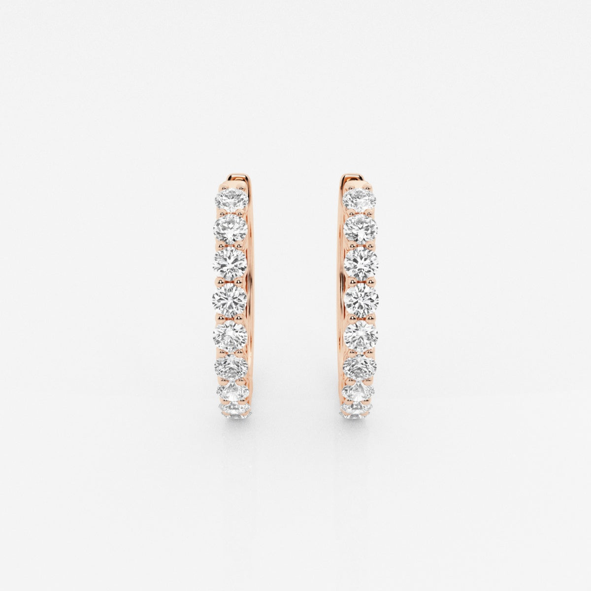 Hazel - Classic Shared Prong Design Earrings