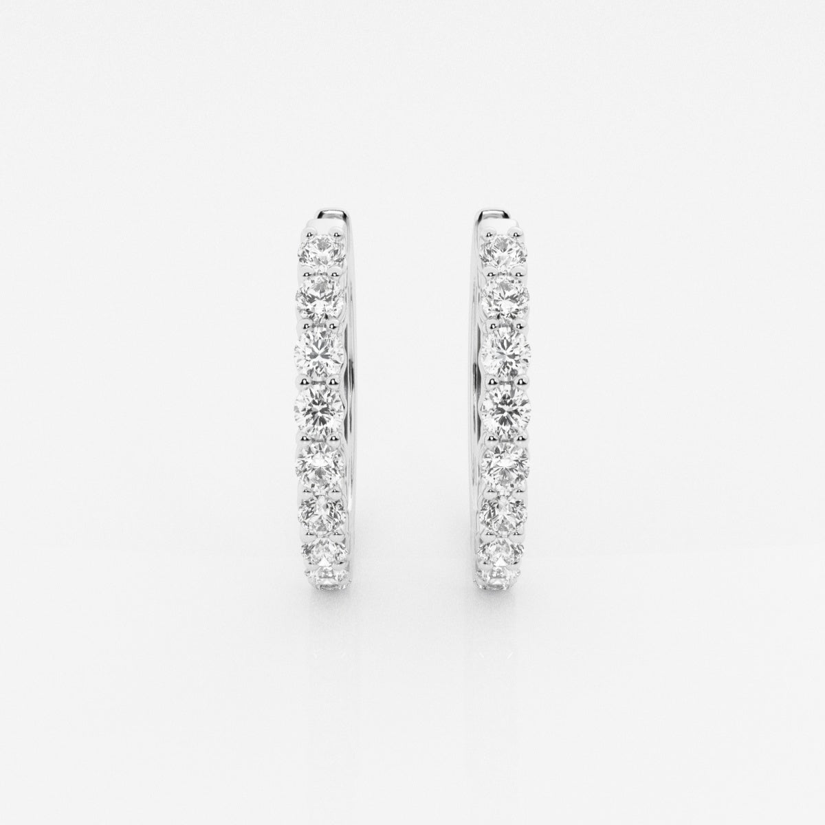 Hazel - Classic Shared Prong Design Earrings