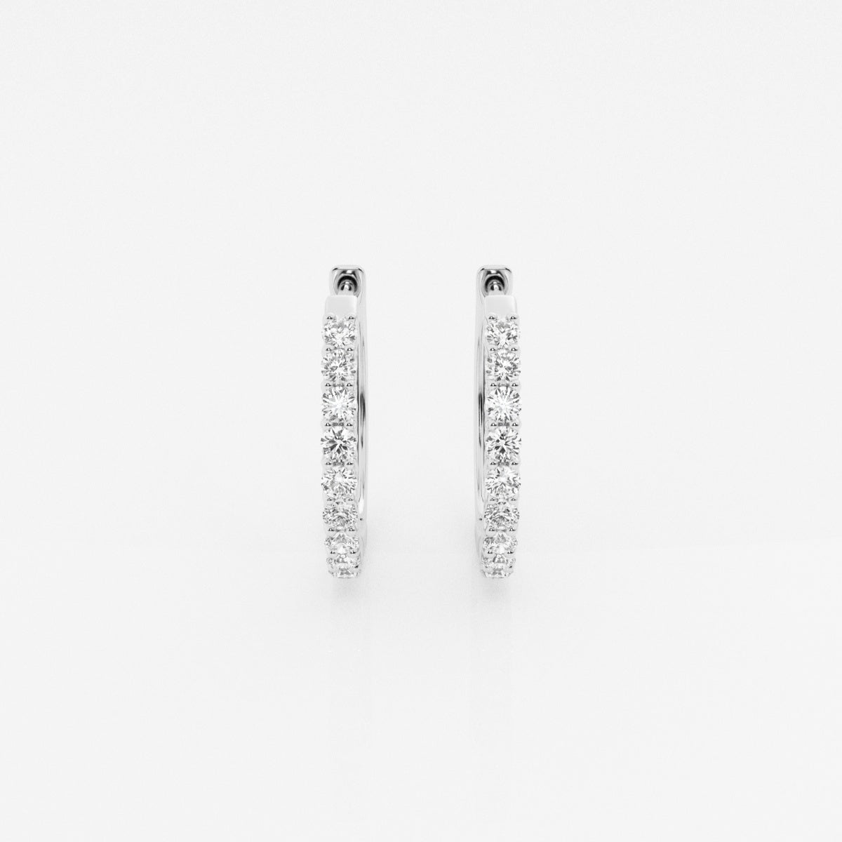 Hazel - Classic Shared Prong Design Earrings