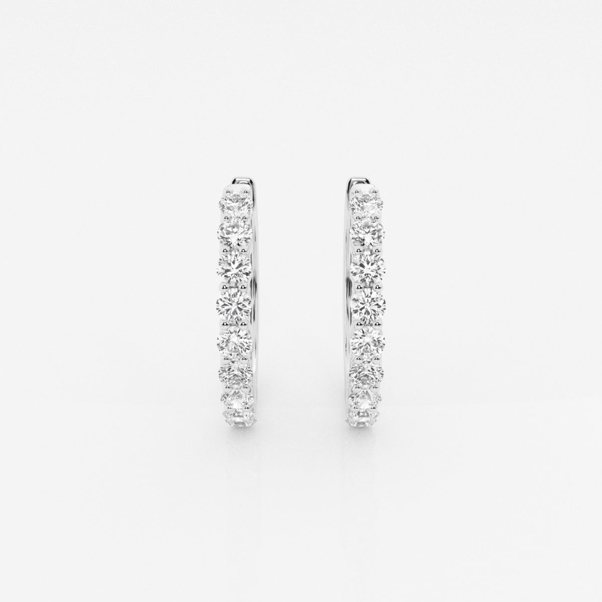 Hazel - Classic Shared Prong Design Earrings