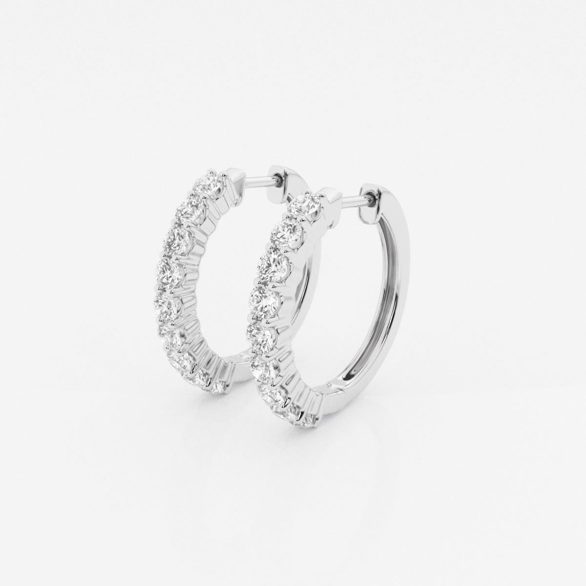 Hazel - Classic Shared Prong Design Earrings