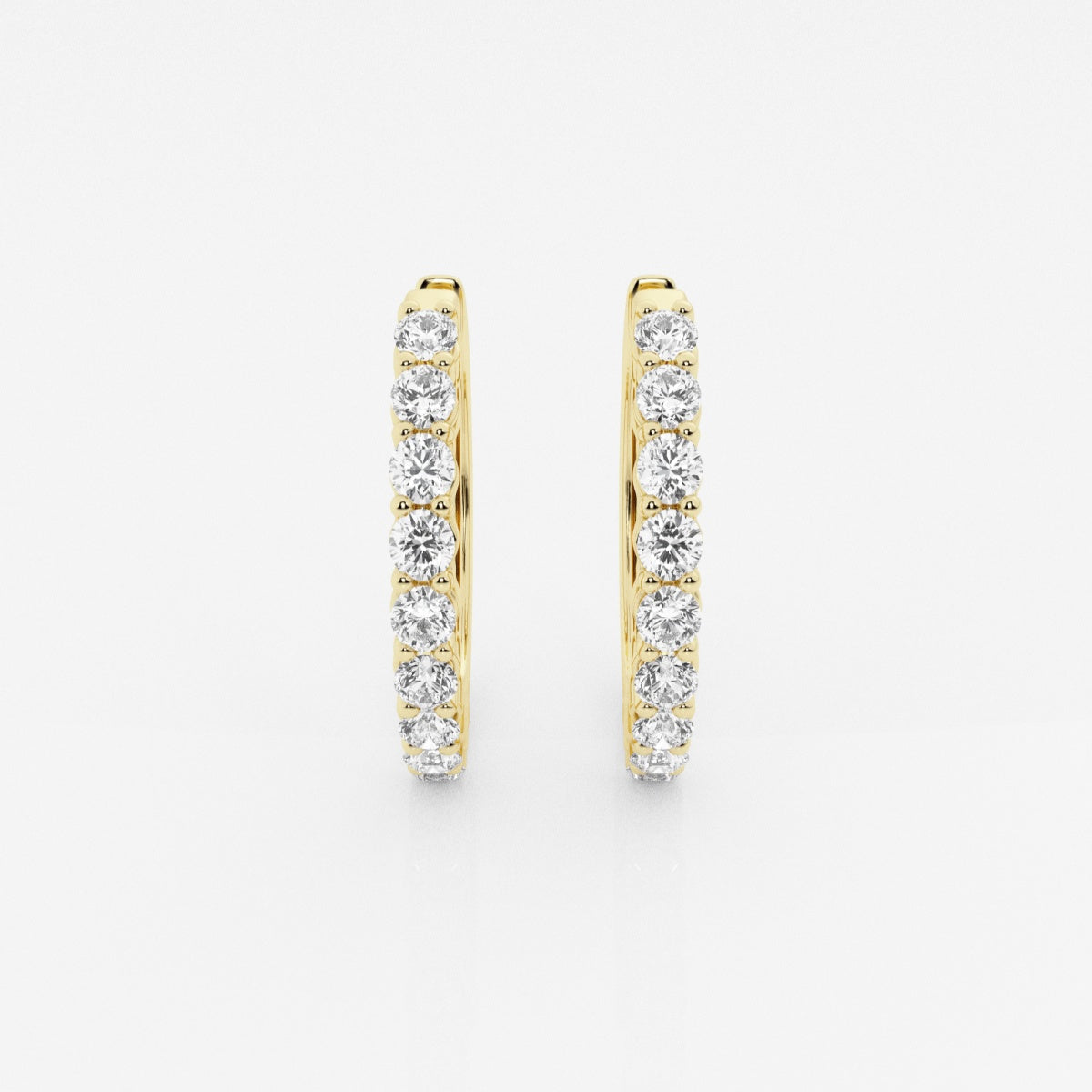 Hazel - Classic Shared Prong Design Earrings