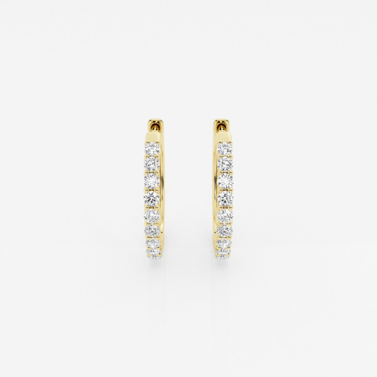 Hazel - Classic Shared Prong Design Earrings