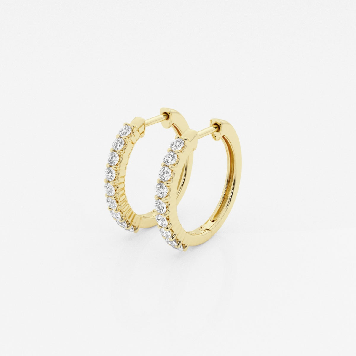 Hazel - Classic Shared Prong Design Earrings