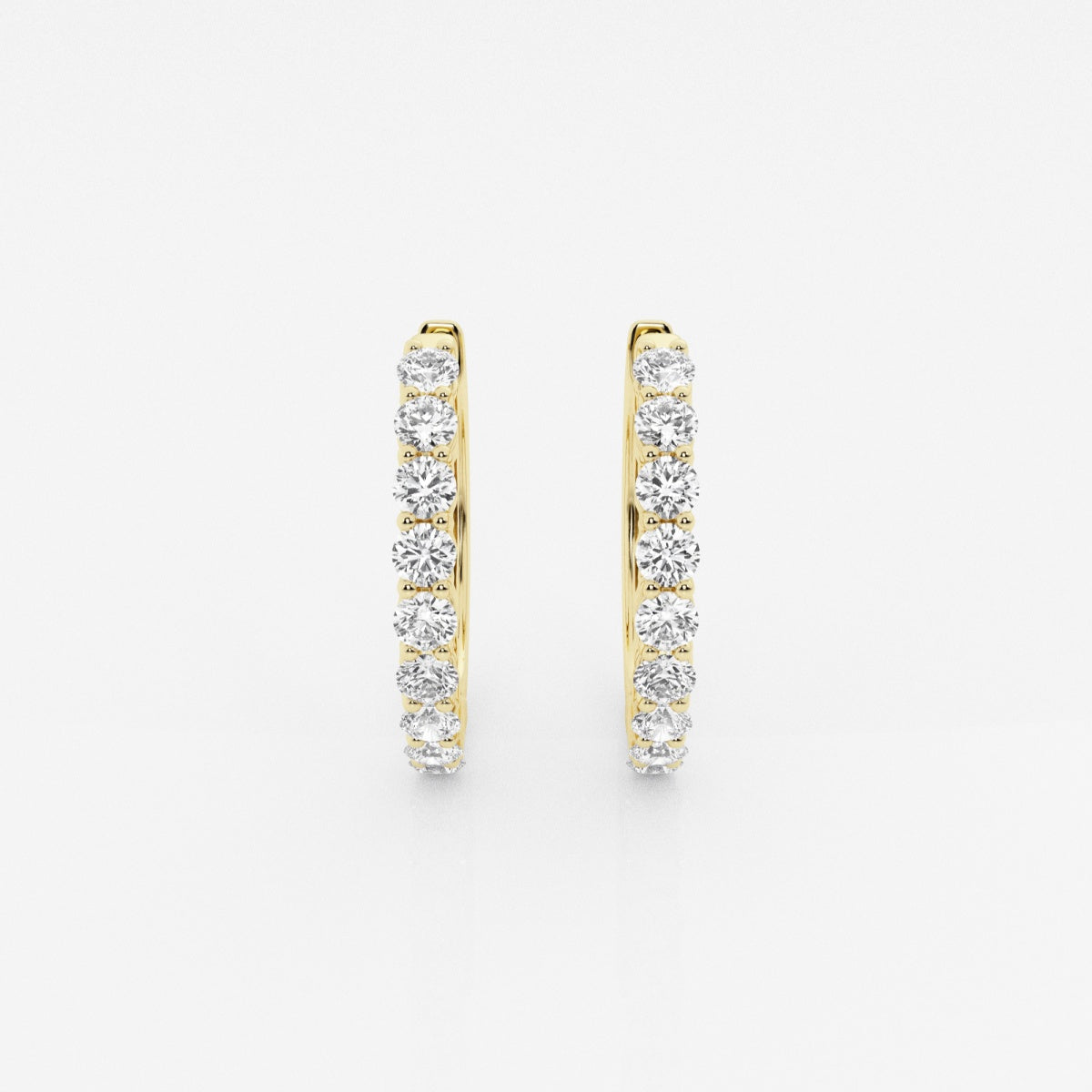 Hazel - Classic Shared Prong Design Earrings