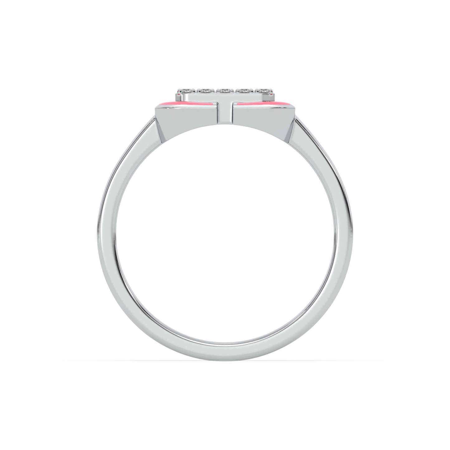 Hot Blush Pink - Lab Diamond Fashion Ring