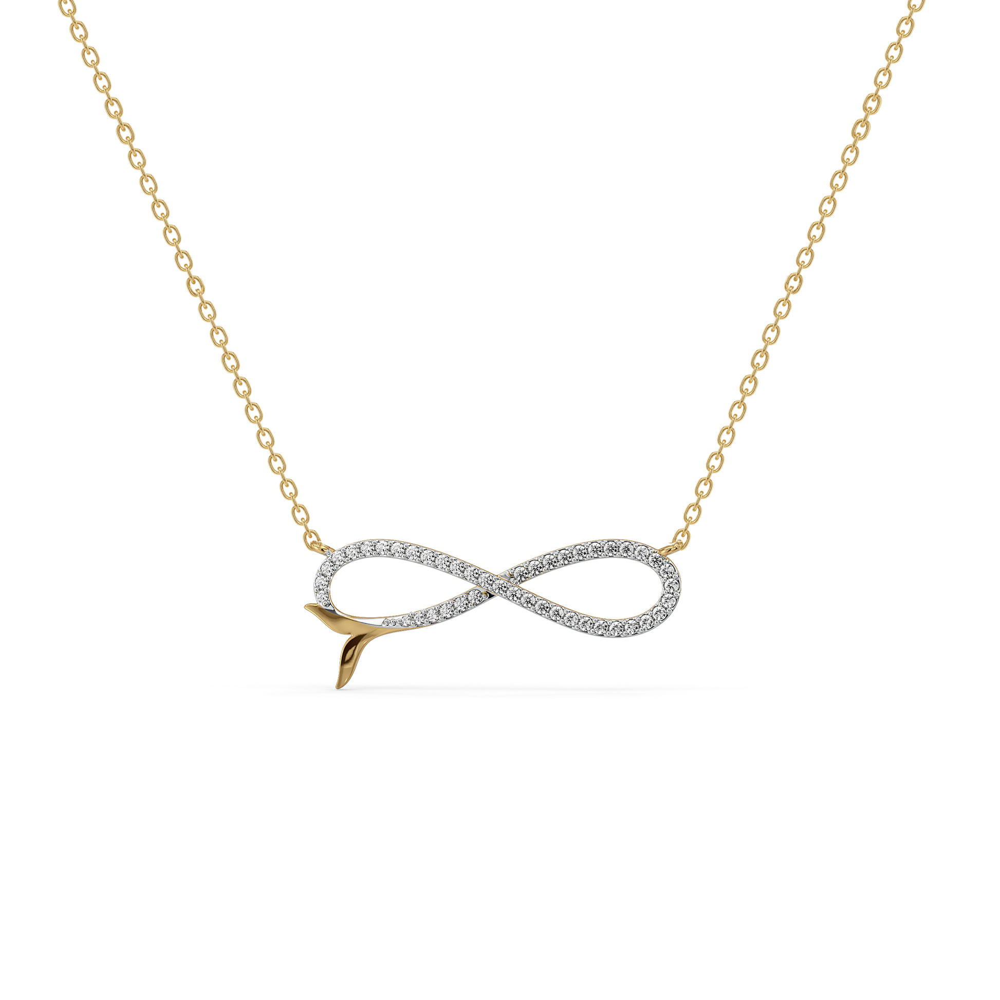 Infinity Tide - Lab Diamond Necklace