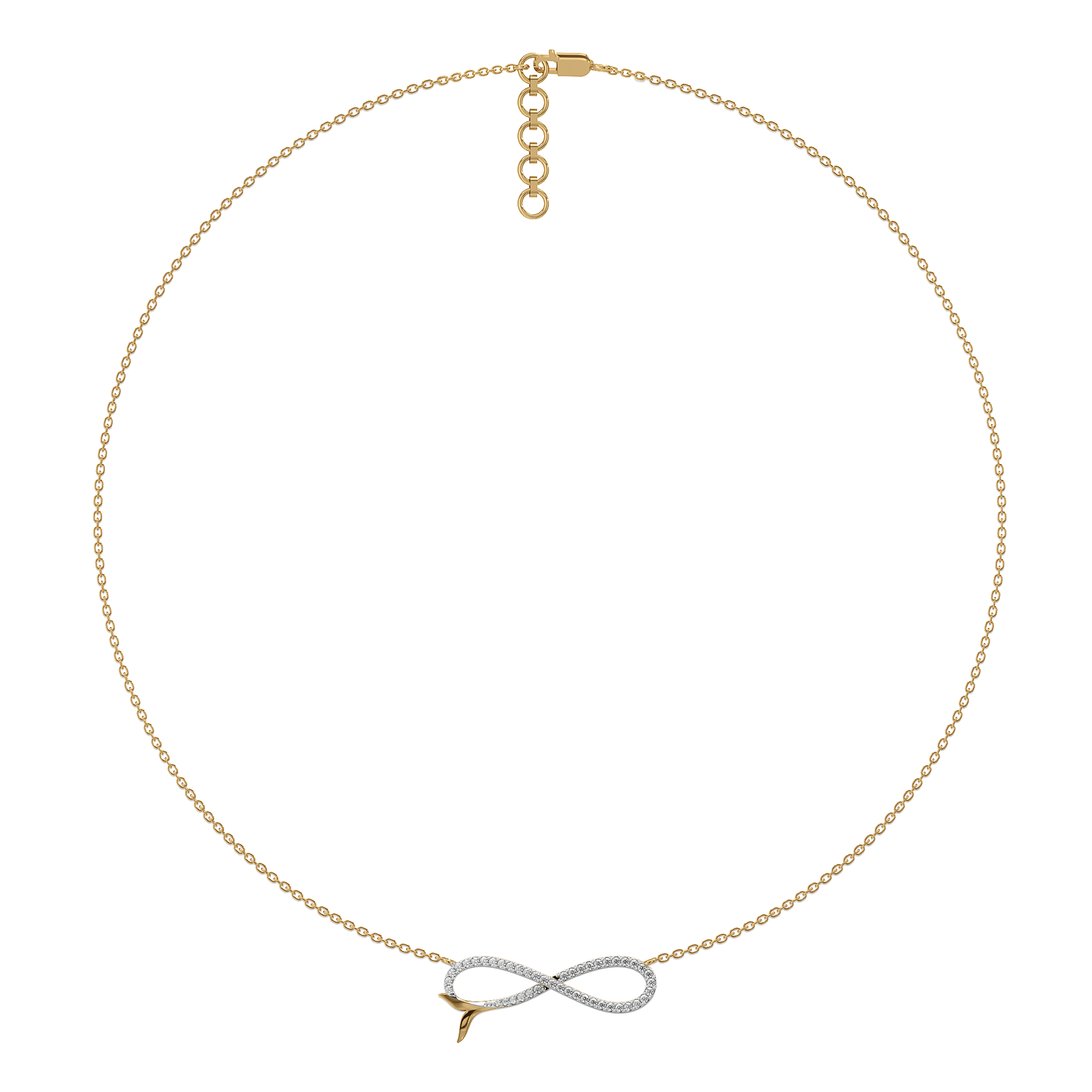 Infinity Tide - Lab Diamond Necklace