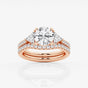 Isla - Three-Stone Bridal Set Engagement Ring