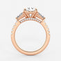 Isla - Three-Stone Bridal Set Engagement Ring