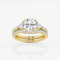 Isla - Three-Stone Bridal Set Engagement Ring