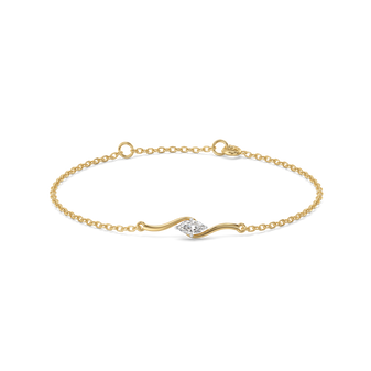 Astra Marquise - Pure Gold Lab Diamond Fashion Bracelet