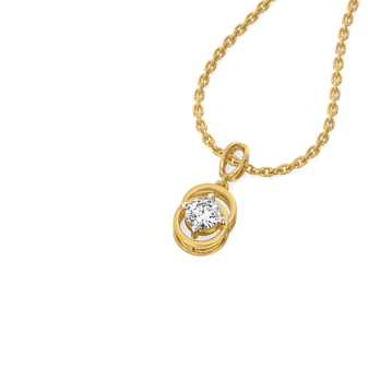 Celeste Dew - Pure Gold Lab Diamond Pendant