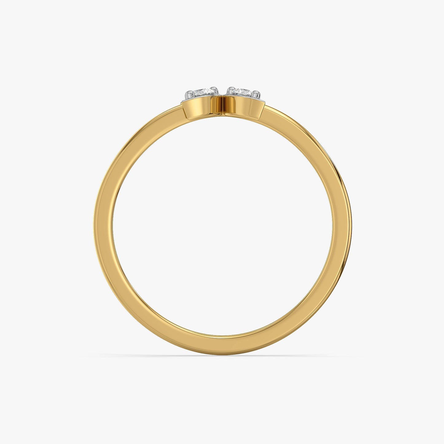 Daffodil Flora - Pure Gold Lab Diamond Fashion Ring