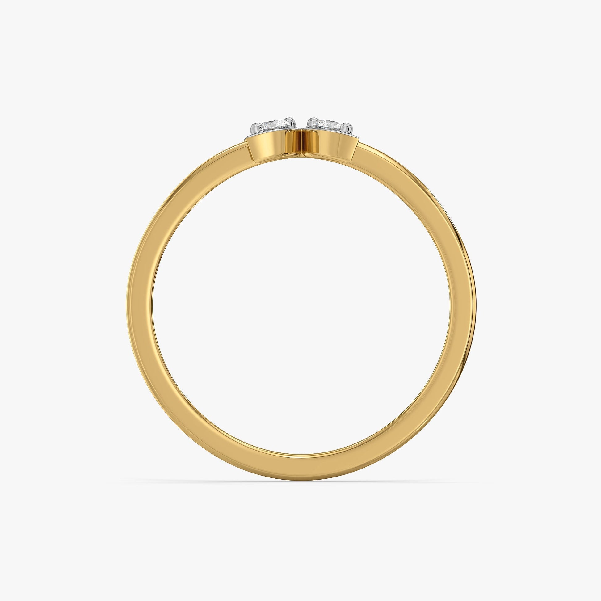Daffodil Flora - Pure Gold Lab Diamond Fashion Ring