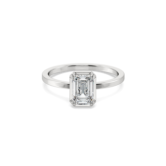 Echo of Emerald - Pure Gold Lab Diamond Ring