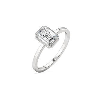 Echo of Emerald - Pure Gold Lab Diamond Ring