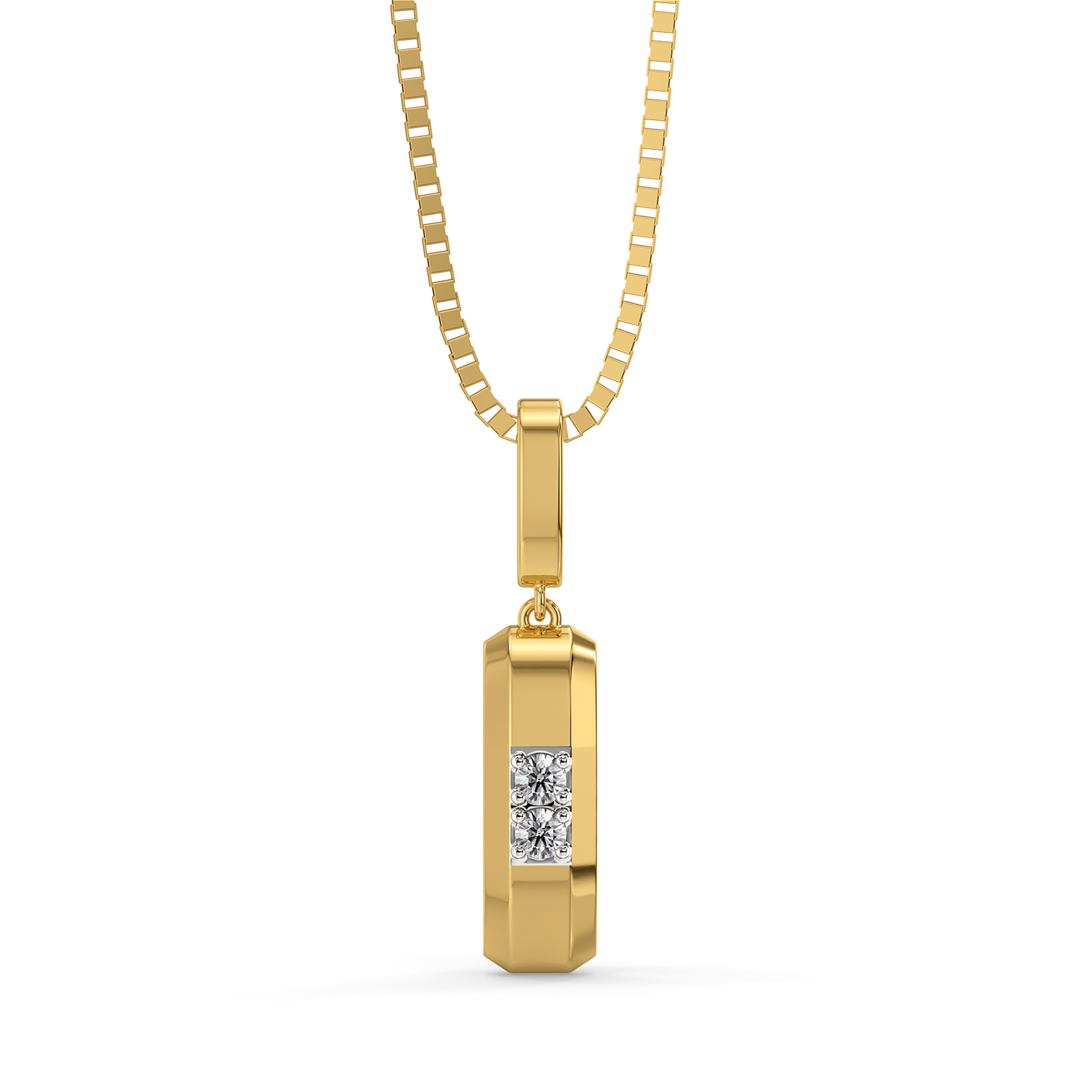 Masculine Edge - Lab Diamond Men's Pendant