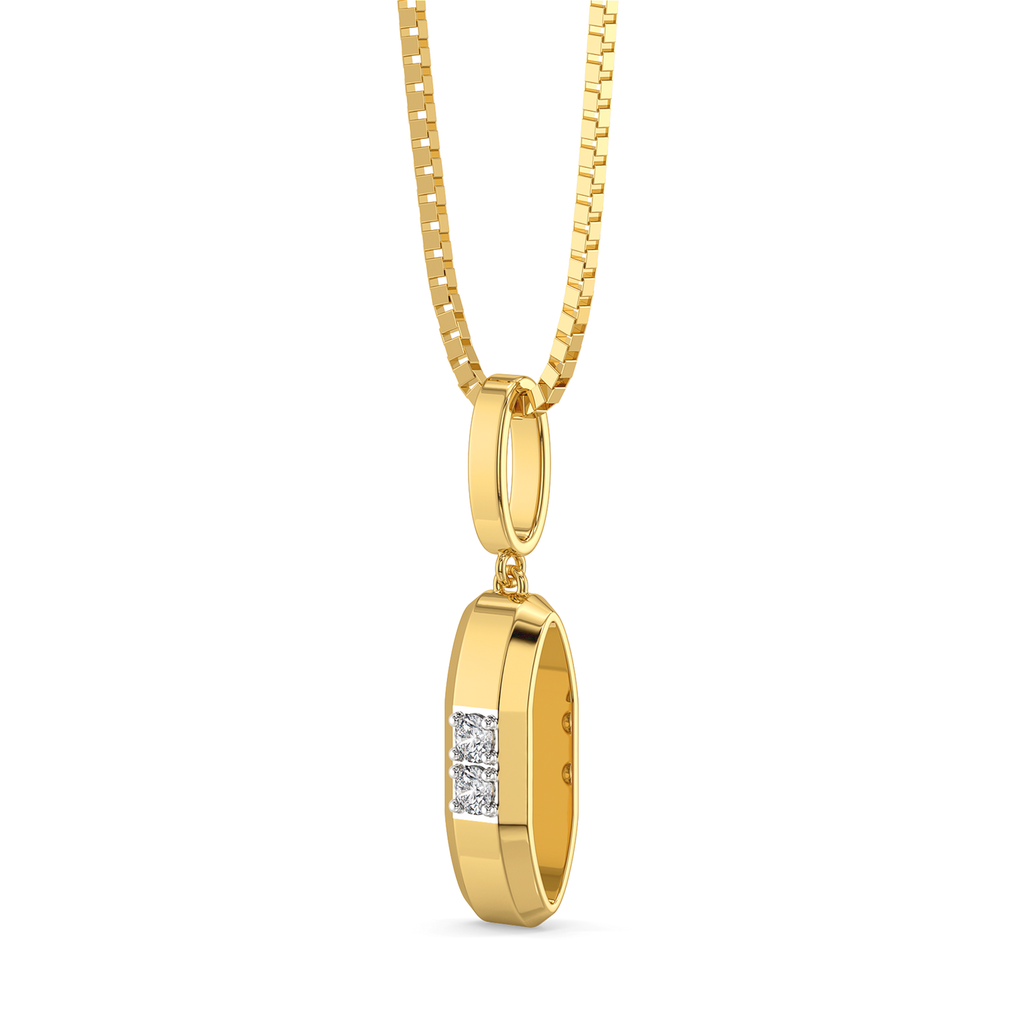 Masculine Edge - Lab Diamond Men's Pendant