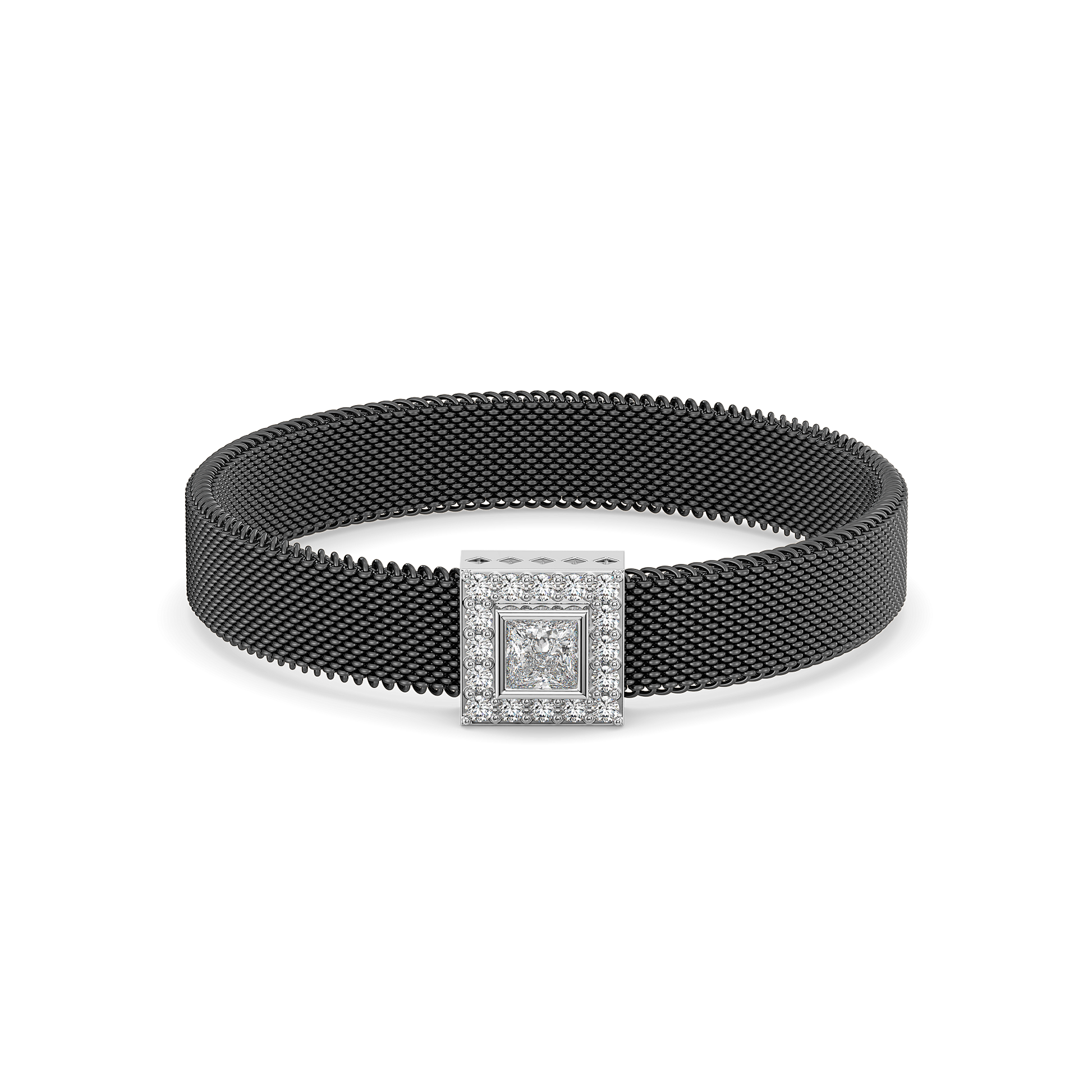 Built in Layers - Lab Diamond Men's Bracelet
