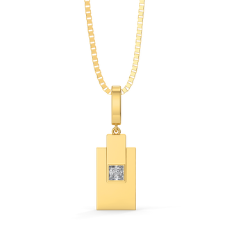 Built in Layers - Lab Diamond Men's Pendant