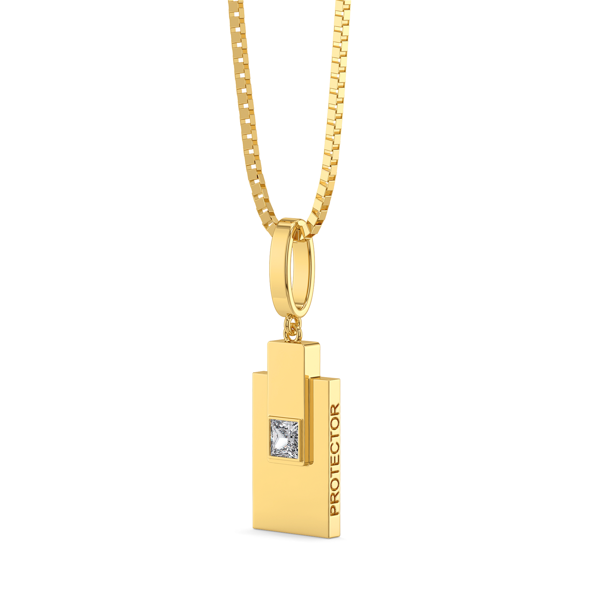 Built in Layers - Lab Diamond Men's Pendant