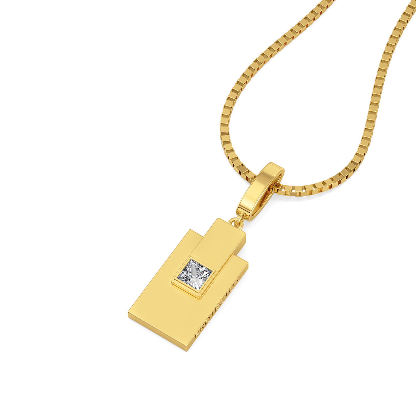 Built in Layers - Lab Diamond Men's Pendant