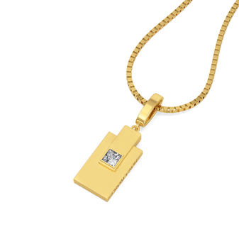 Built in Layers - Lab Diamond Men's Pendant