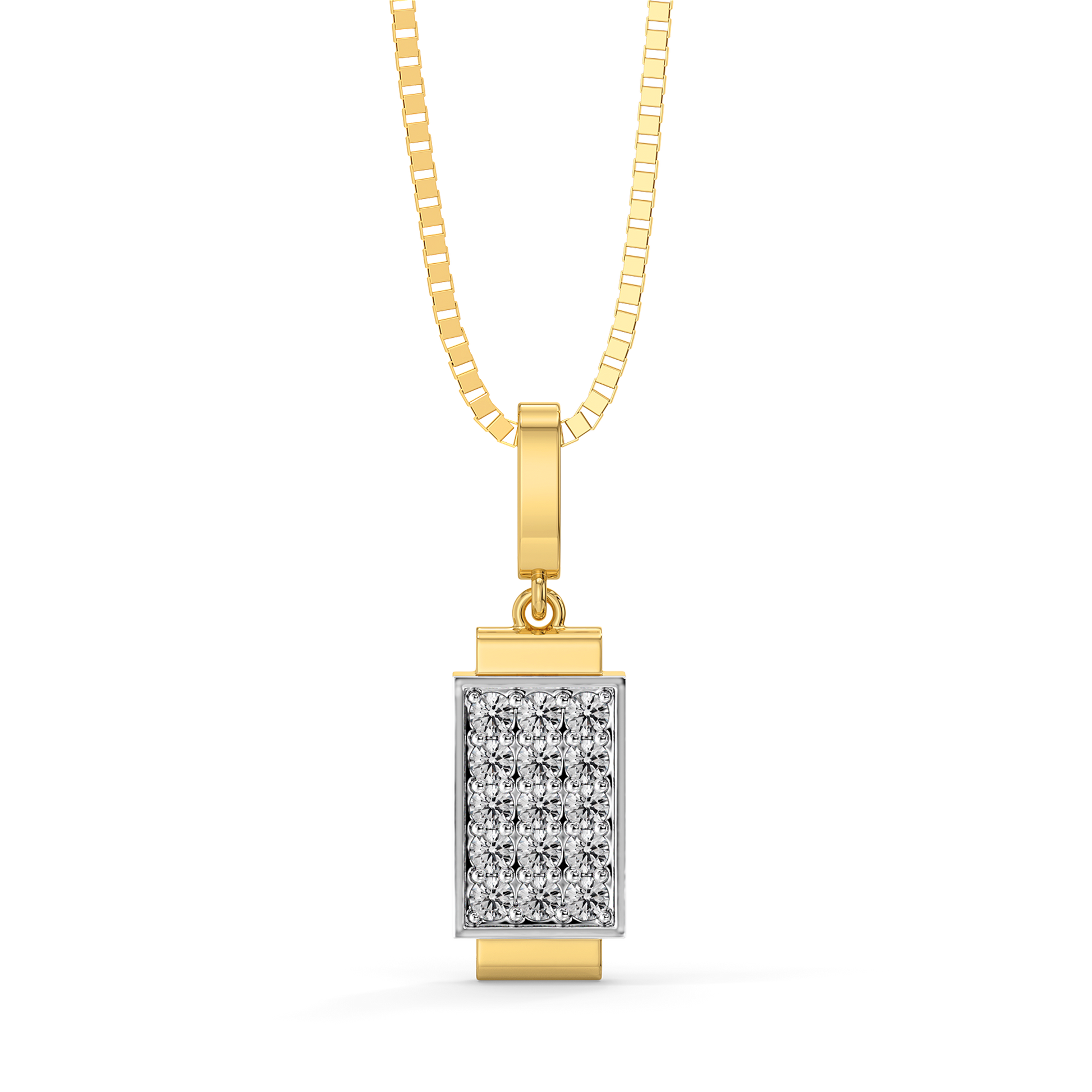 Solid Glint - Lab Diamond Men's Pendant