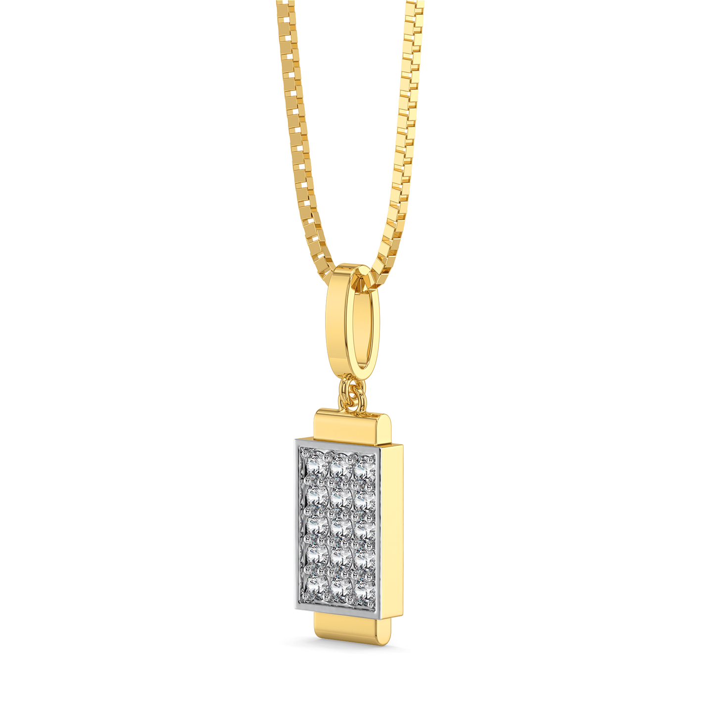 Solid Glint - Lab Diamond Men's Pendant